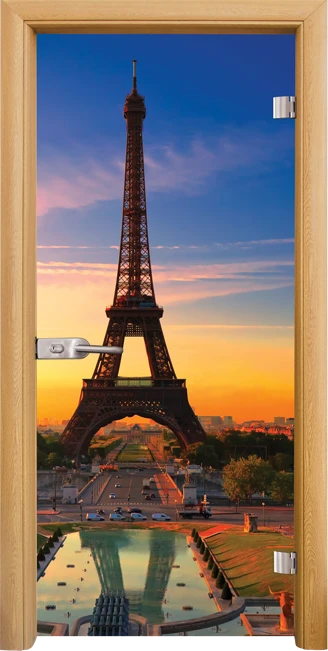 Стъклена Врата Standart Print G 13-12 Светъл Дъб