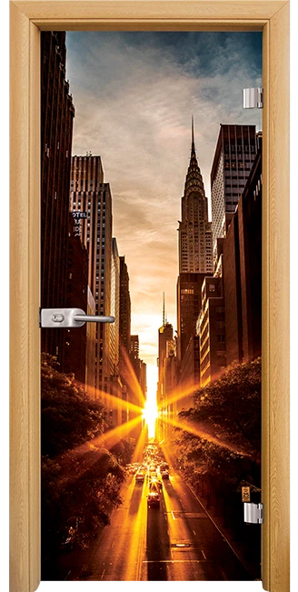 Стъклена Врата Standart Print G 13-19 Светъл Дъб