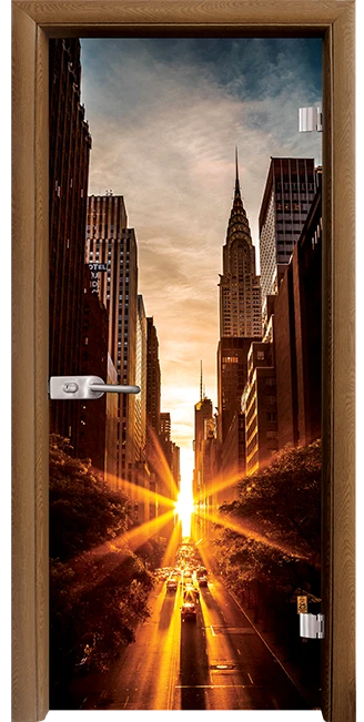 Стъклена Врата Standart Print G 13-19 Златен Дъб