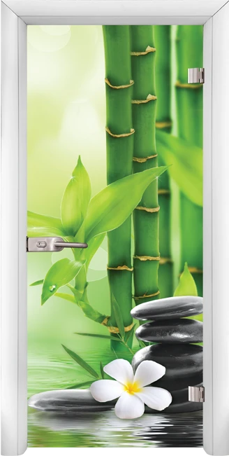 Стъклена Врата Standart Print G 13-9 Бял
